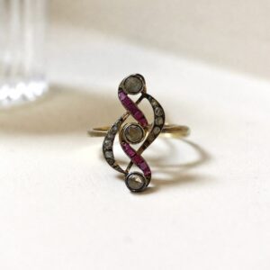 Lanzadera Clave de sol en Oro Rosa