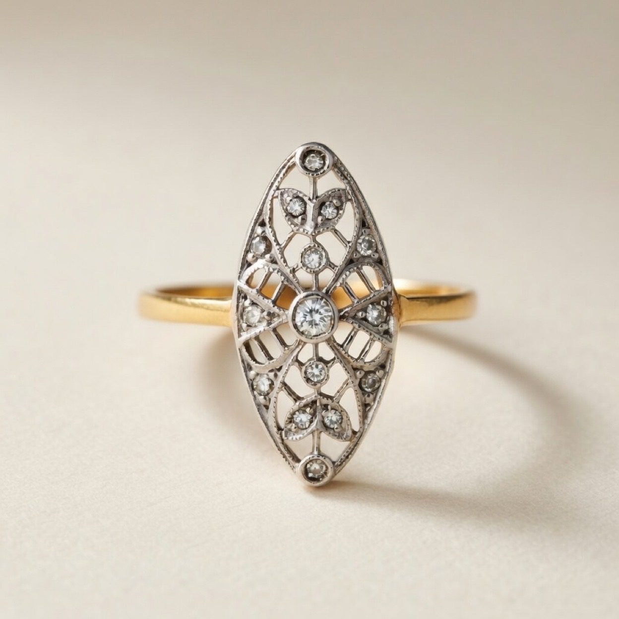 Anillo Lanzadera Vintage
