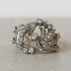 Anillo Art Nouveau Diamantes
