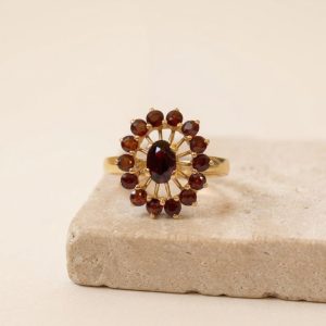 Anillo Orla Granates